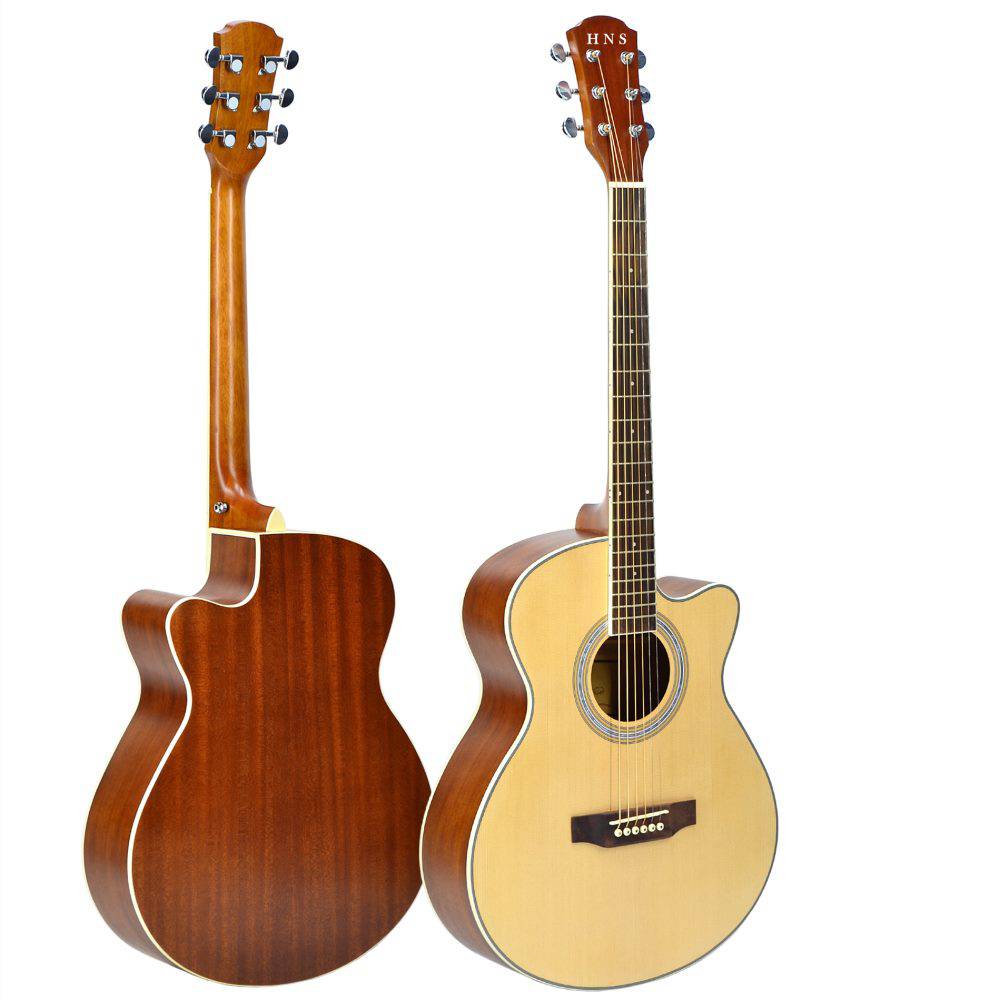 40 inch spruce sapele matt finish acoustic guitar